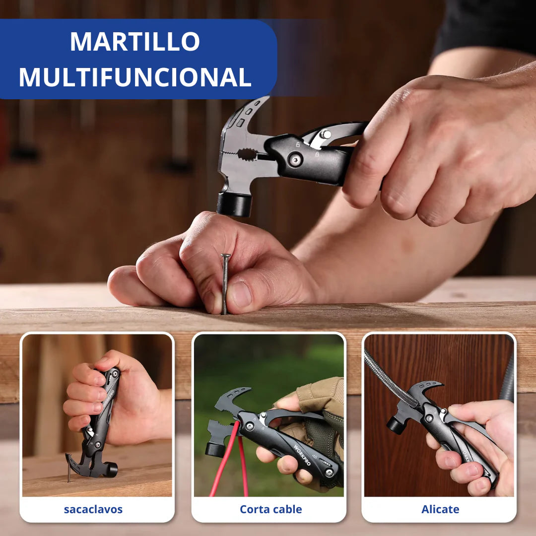 MARTILLO MULTIFUNCIONAL 18 EN 1 + REGALO EXCLUSIVO 🎁