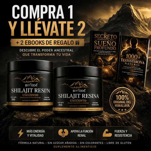 Shilajit 100% Puro 💎 Fuente de Energía Vital del Himalaya (COMPRE 1 Y LLÉVESE 2 + REGALOS EXCLUSIVOS🎁)