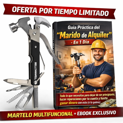 MARTILLO MULTIFUNCIONAL 18 EN 1 + REGALO EXCLUSIVO 🎁