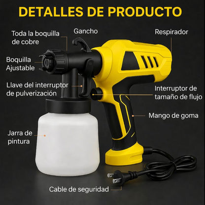 PISTOLA PARA PINTAR ELÉCTRICA PROFESIONAL ProSprayx (OFERTA DE AÑO NUEVO)
