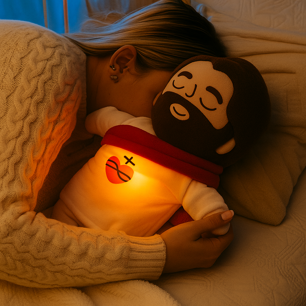 PRODUCTO EXCLUSIVO PELUCHE DE LUJO QUE RESPIRA: JESUS MI FIEL AMIGO