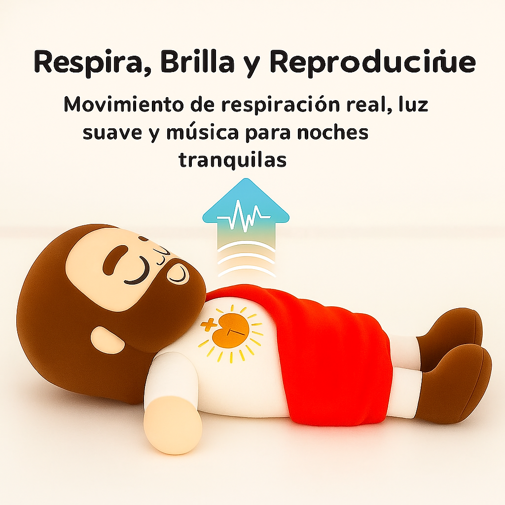 PRODUCTO EXCLUSIVO PELUCHE DE LUJO QUE RESPIRA: JESUS MI FIEL AMIGO