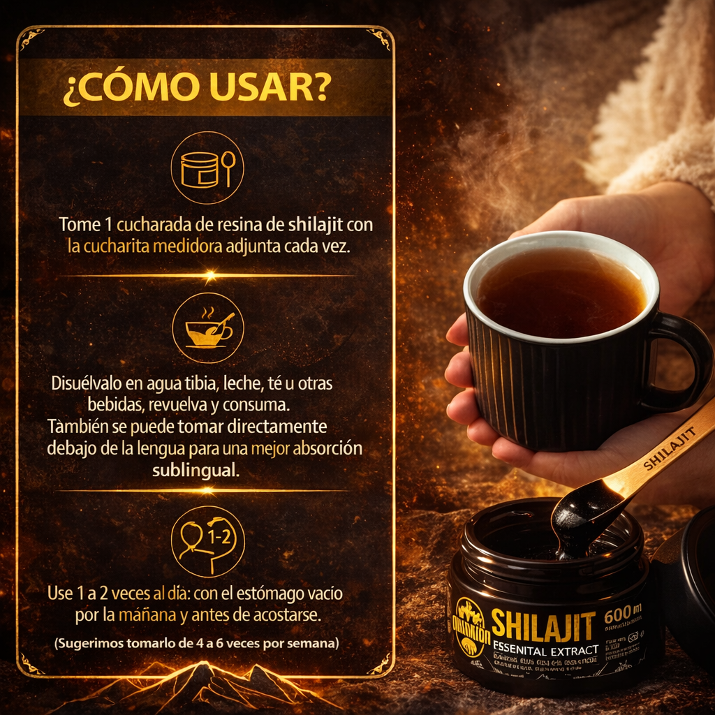 SHILAJIT 100% PURO