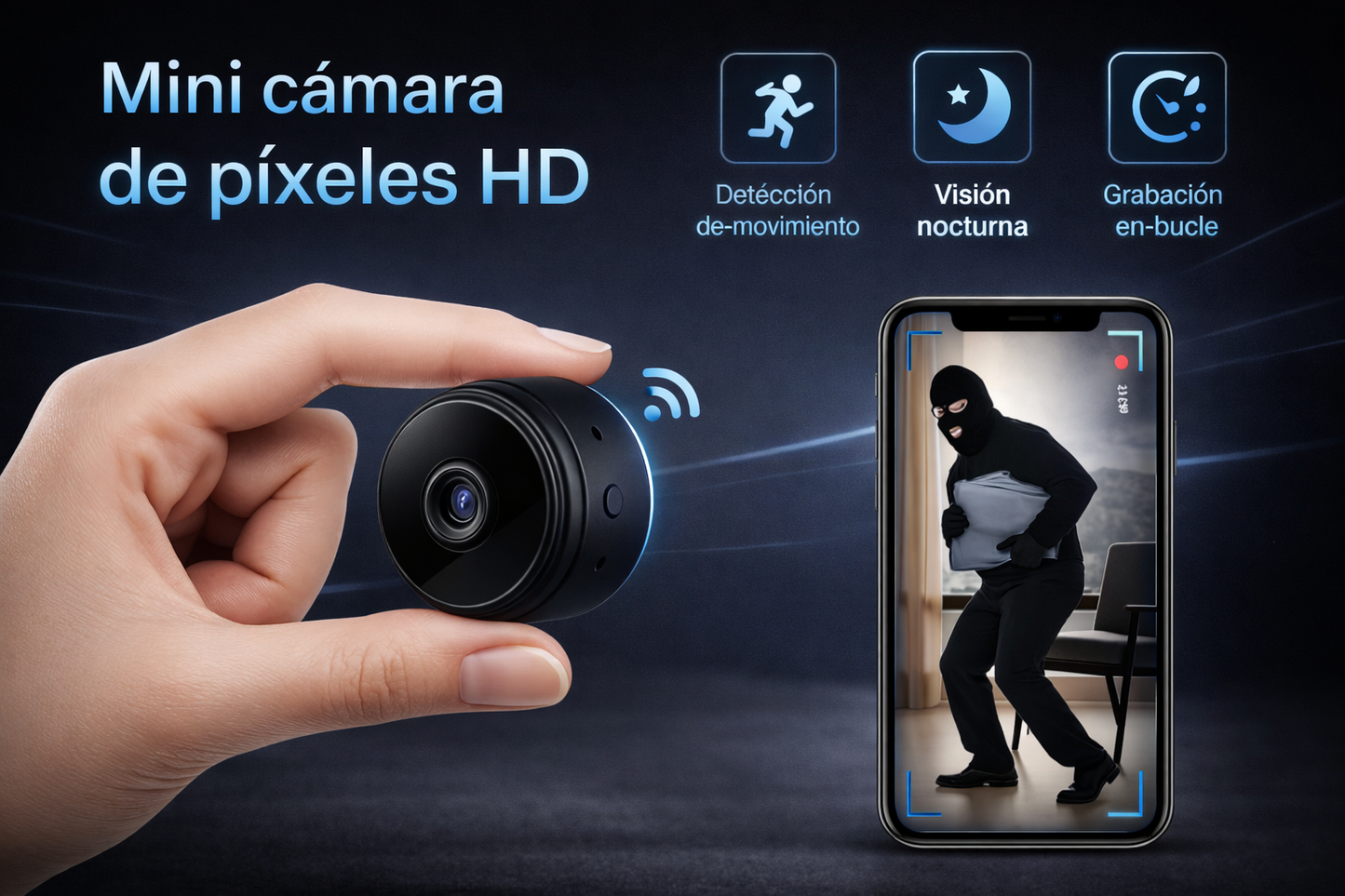 MINI CAMARA ESPIÁ - FULL HD 4K PRO™