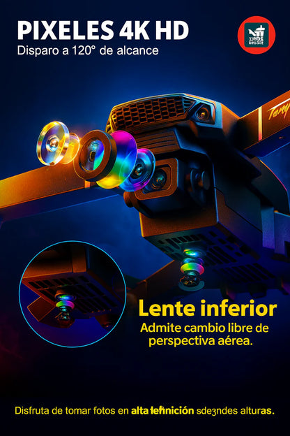 Dron PRO 4K WIFI + Control de Alta Definición - (ESTUCHE DE REGALO)