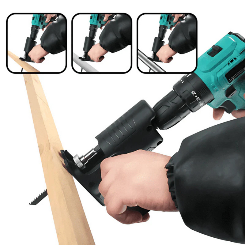 FlexiCut Pro - CONVERTIDOR DE SIERRA PARA TALADRO ELECT