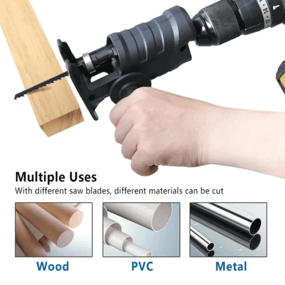 FlexiCut Pro - CONVERTIDOR DE SIERRA PARA TALADRO ELECT