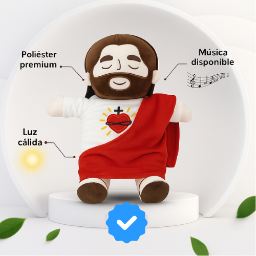 PRODUCTO EXCLUSIVO PELUCHE DE LUJO QUE RESPIRA: JESUS MI FIEL AMIGO