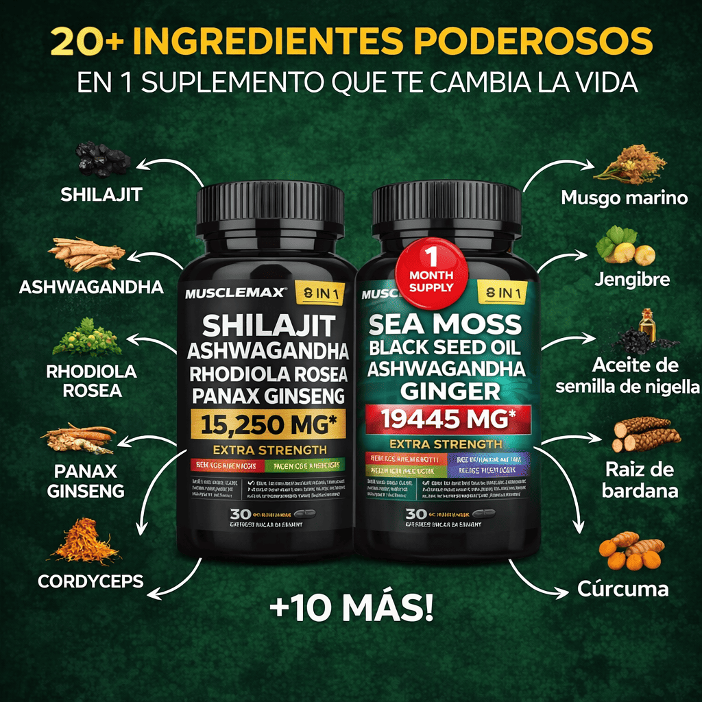 TitanMax™ 20 en 1: El Combo Completo para Energía, Desempeño y Bienestar + REGALO EXCLUSIVO